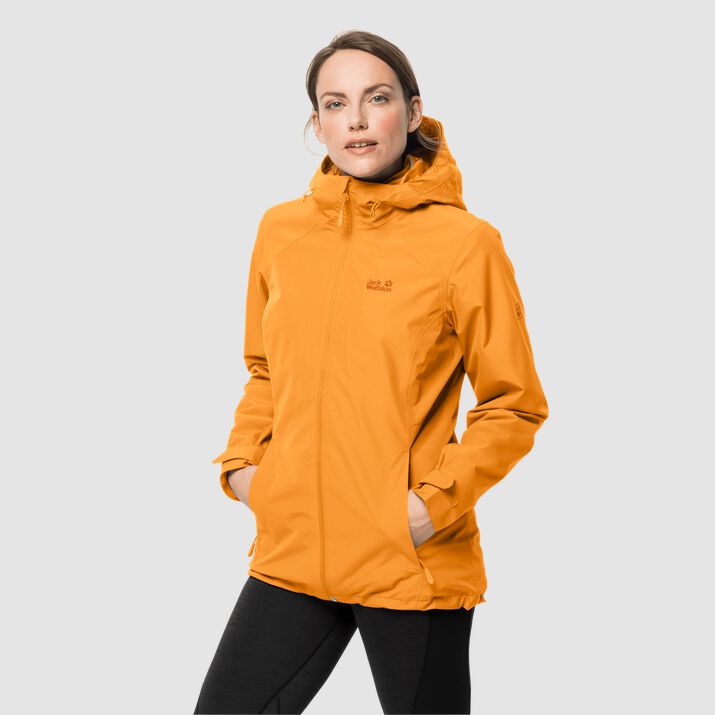 Chamarra Jack Wolfskin Norrland 3in1 Mujer Naranjas Oscuro Mexico-2617394